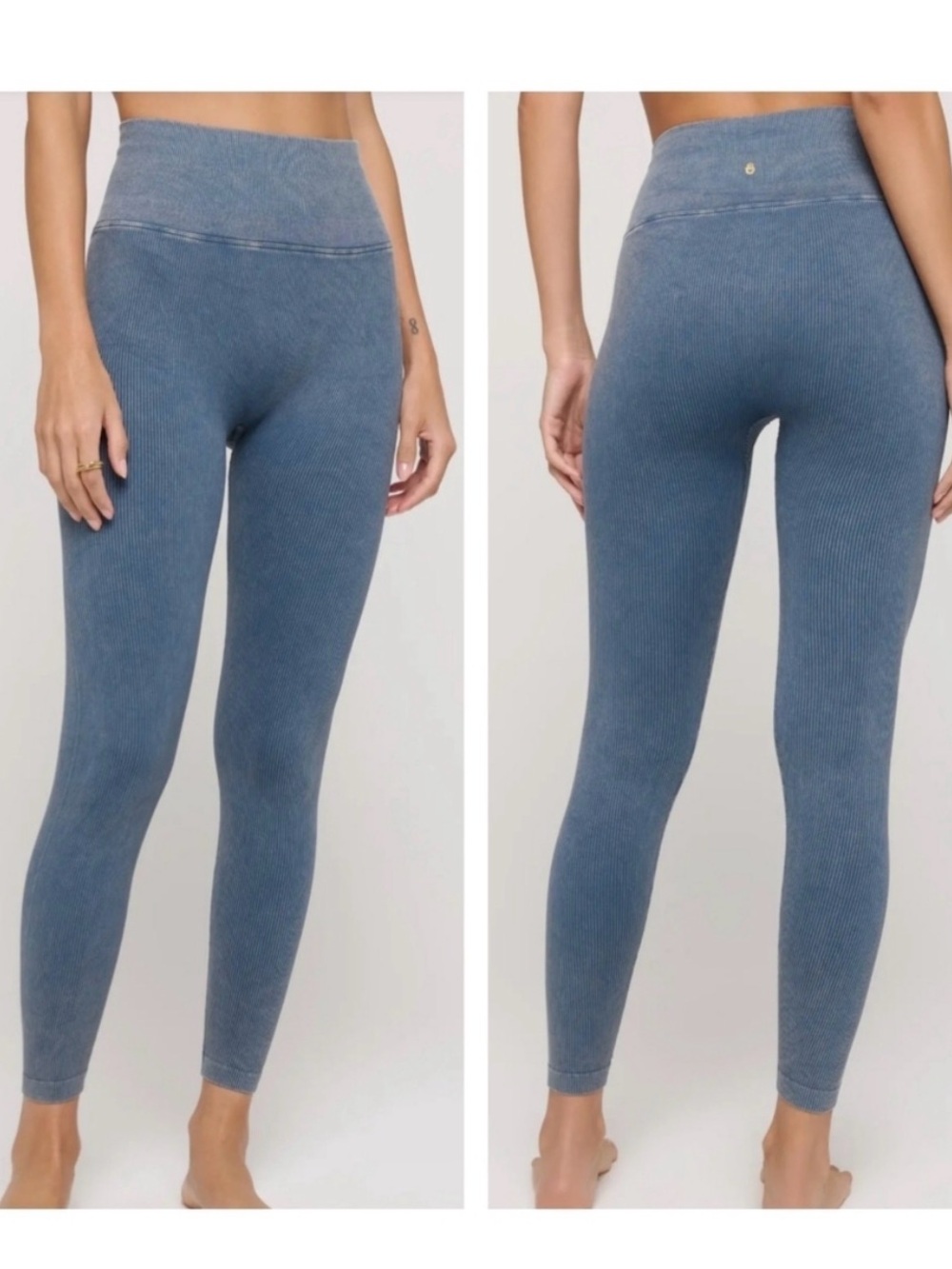 Spiritual Gangster Love Sculpt 7/8 Leggings in Orion Blue M/L NWT